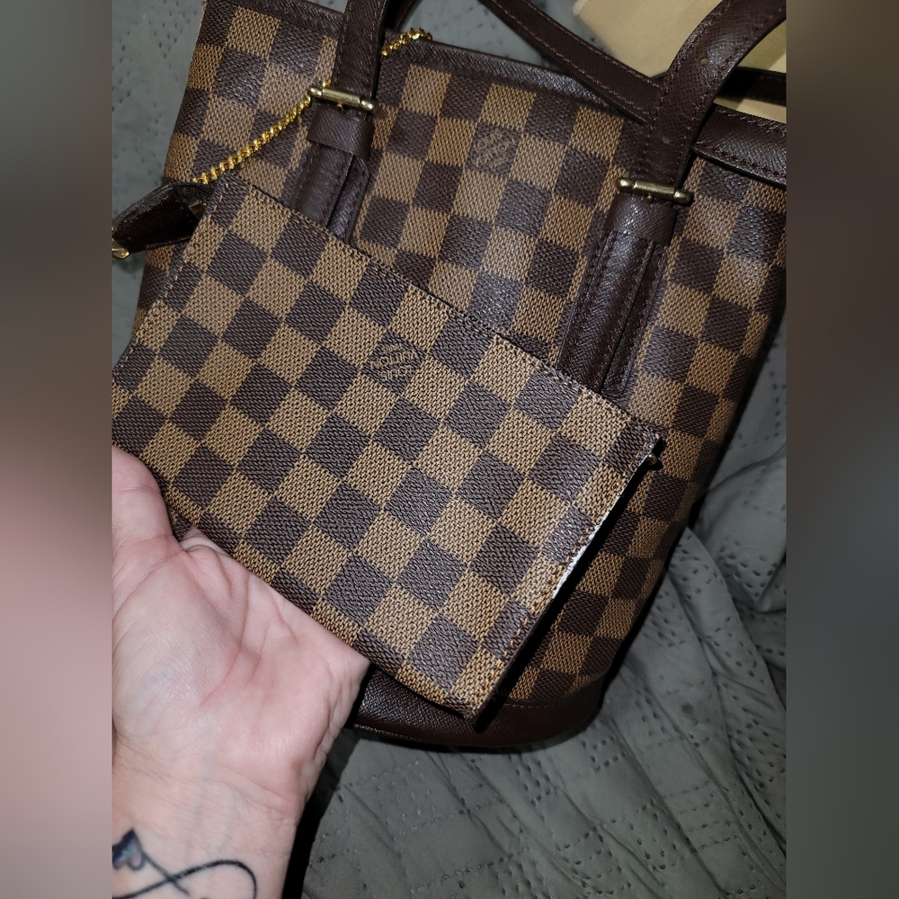 LOUIS VUITTON Damier Ebene Marais Bucket 23 - Picture 13 of 16
